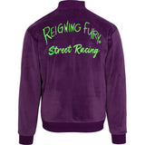 PURPLE REIGN VELOUR JACKET