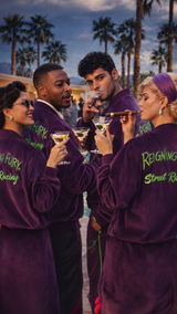 PURPLE REIGN VELOUR JACKET