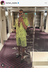 DEAD OAK ELECTRIC LIME RESORT SHORTS