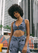 SKULL PRINT ACTIVE TOP