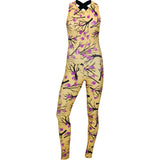 DEAD OAK MUSTARD & PURPLE ONESIE
