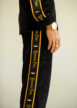 KING FURY VELOUR TRACKSUIT PANTS