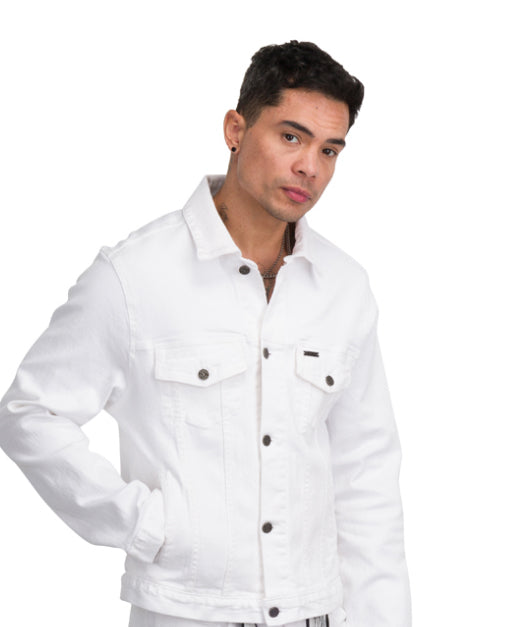 “Summer Whites” Twill Jacket