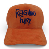 Cherry velvet striped snap