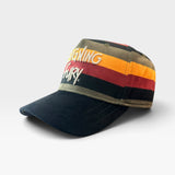 Retro velvet pattern trucker
