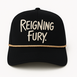 Black/natural RF trucker