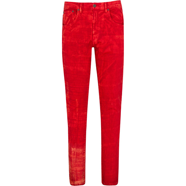 FURY RED DENIM PANT