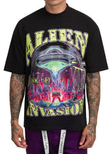 ALIEN INVASION VINTAGE SS TEE