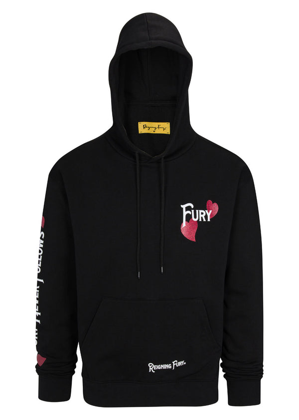 FURY LOVE BLACK HOODIE