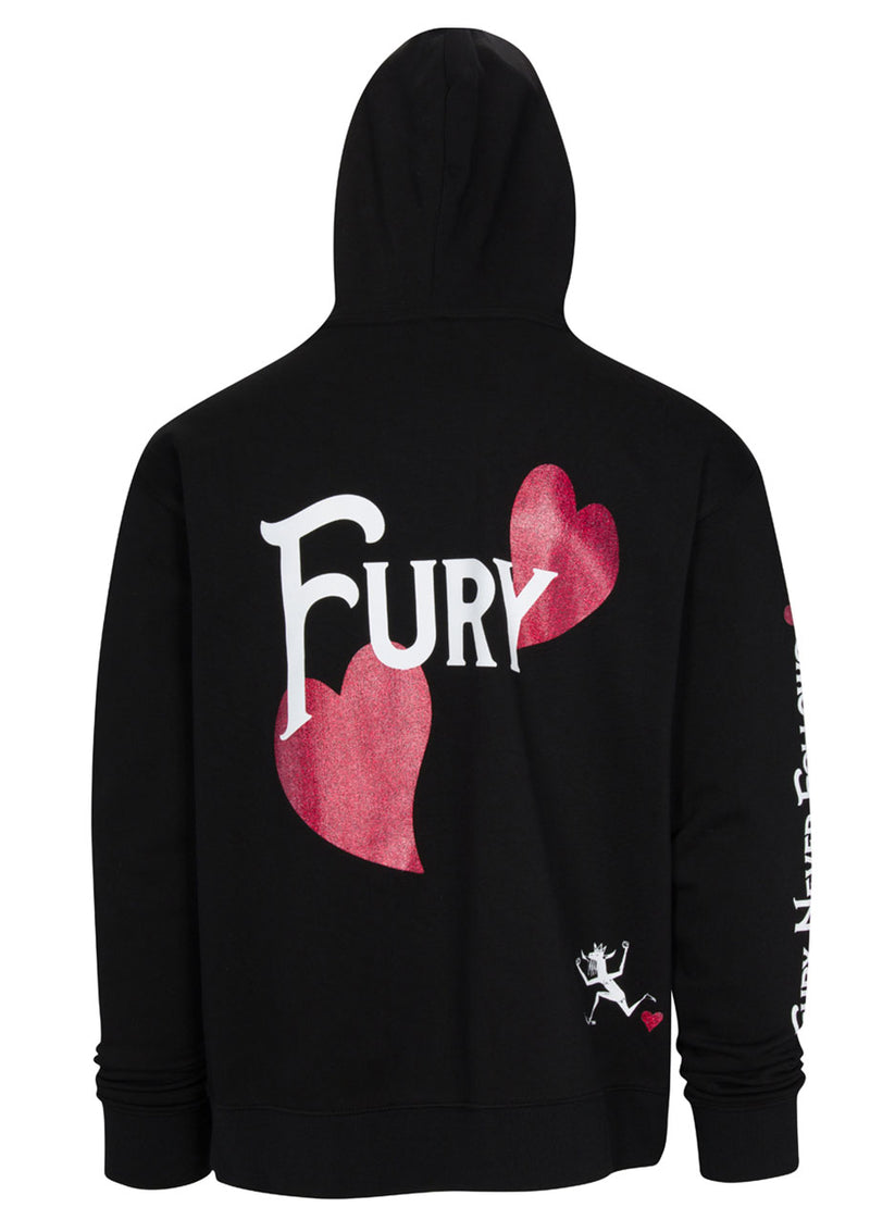 FURY LOVE BLACK HOODIE