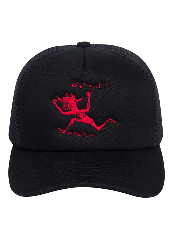 FURY FLAME RED BLACK TRUCKER