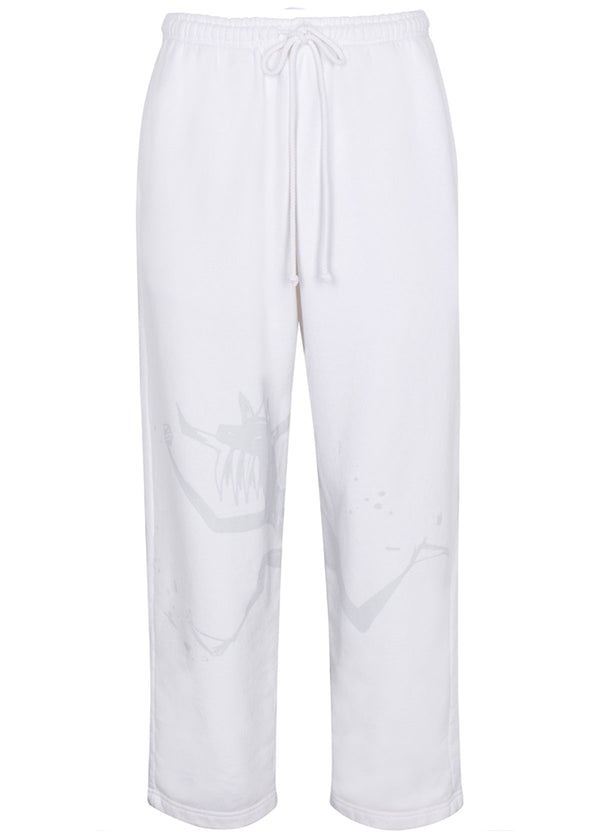 GHOST OF FURY JOGGER PANTS - WHITE