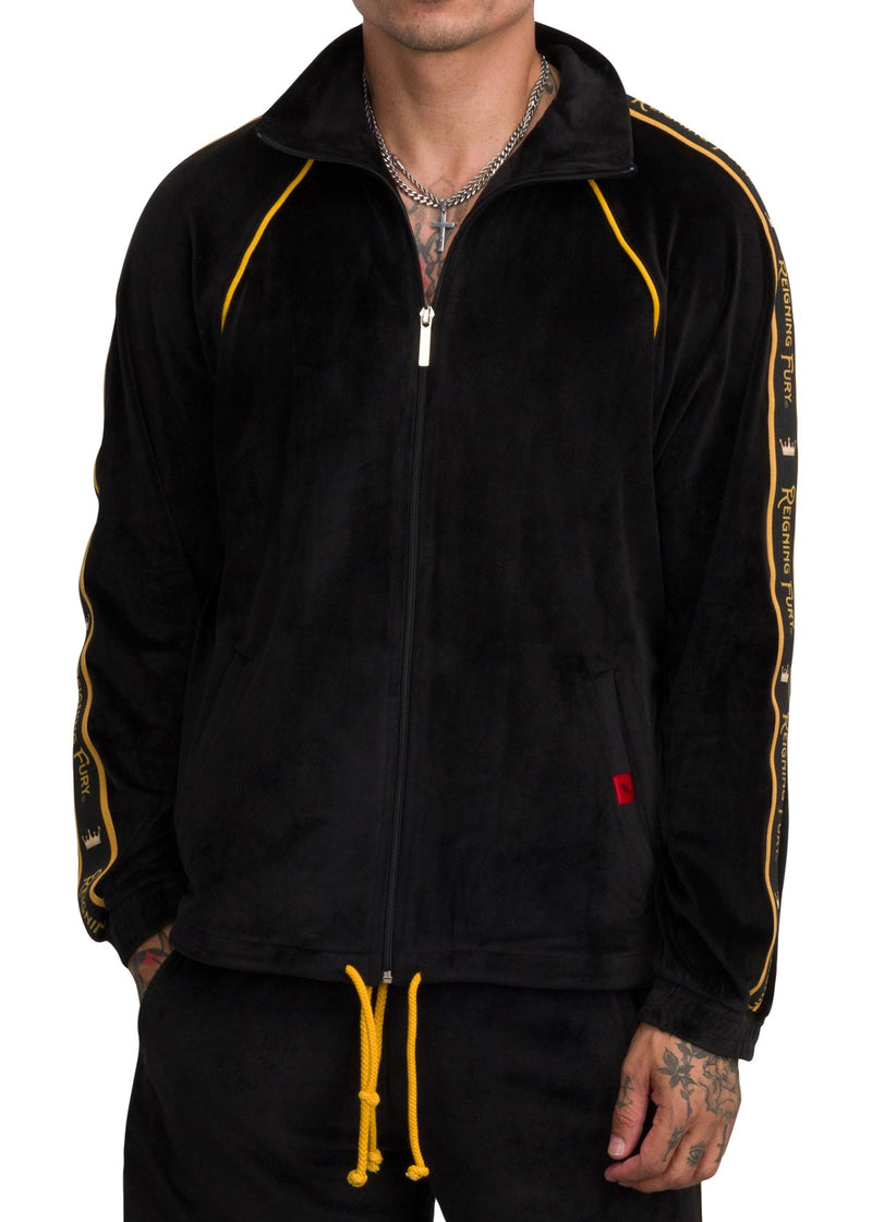 KING FURY VELOUR TRACKSUIT JACKET