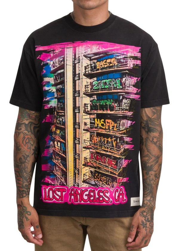 LOST ANGELES SS TEE - BLACK