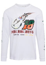 SPEED KILLS RACERS LS TEE - WHITE