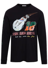 SPEED KILLS RACERS LS TEE - BLACK