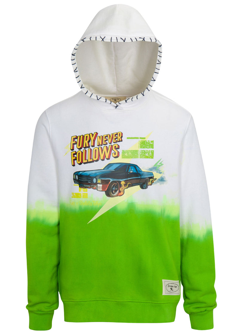 CAMINO FURY LIME OMBRE HOODIE