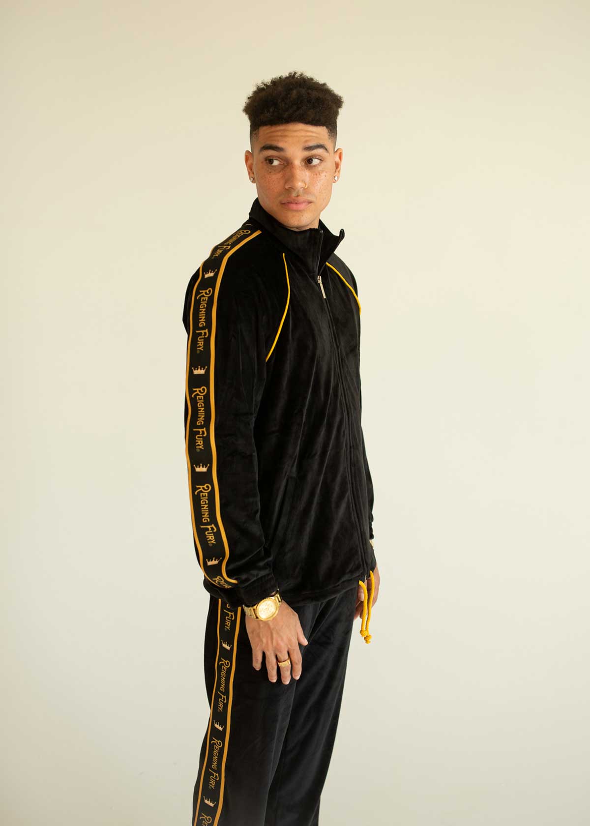 KING FURY VELOUR TRACKSUIT JACKET – Reigning Fury