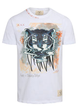 SCREAMING TIGER WHITE SS TSHIRT